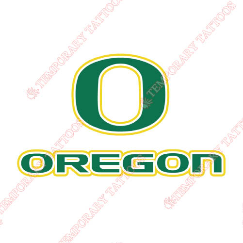 Oregon Ducks Customize Temporary Tattoos Stickers NO.5797